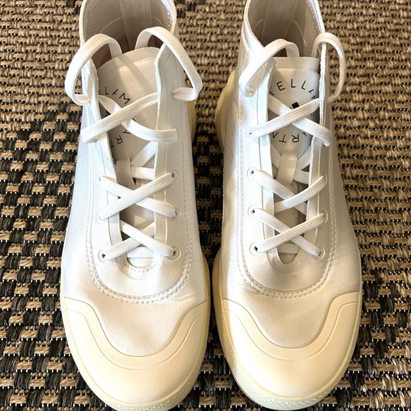 ADIDAS BY STELLA MCCARTNEY X TREINO MID WHITE GUM SIZE 6 - Picture 6 of 14